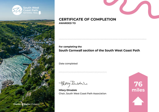 SOUTH CORNWALL Completion Certificate
