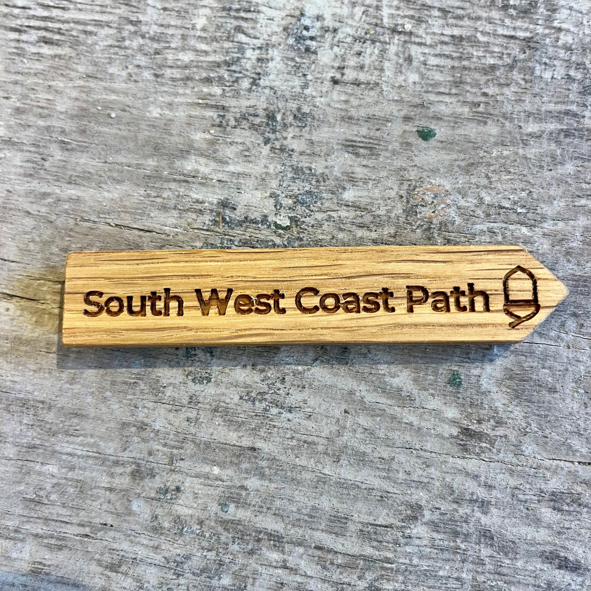 Handmade Oak Fridge Magnet 10cm