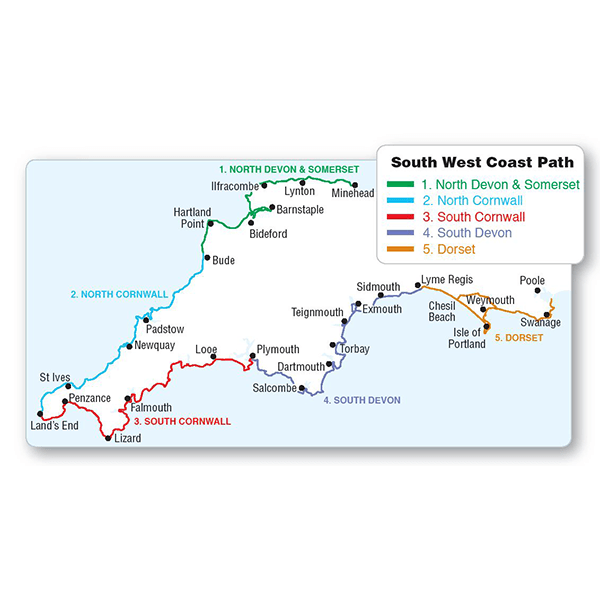 A-Z Adventure Map - South Cornwall
