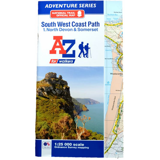 A-Z Adventure Map - North Devon & Somerset