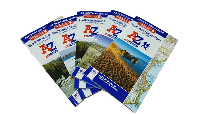 A-Z Full Set of 5 Adventure Maps