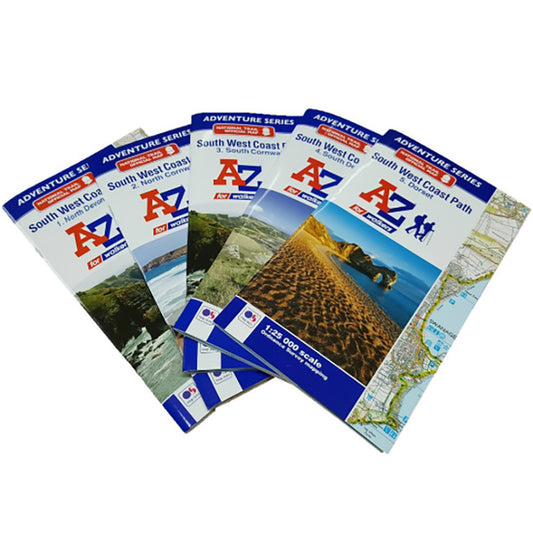 A-Z Full Set of 5 Adventure Maps