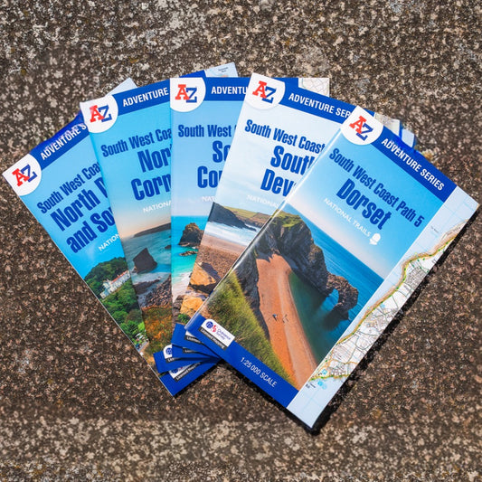 A-Z Full Set of 5 Adventure Maps