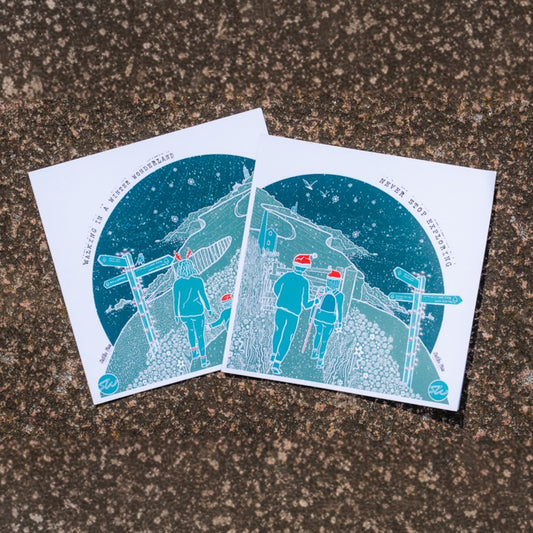 8-pack Christmas Cards  - Out On The Path