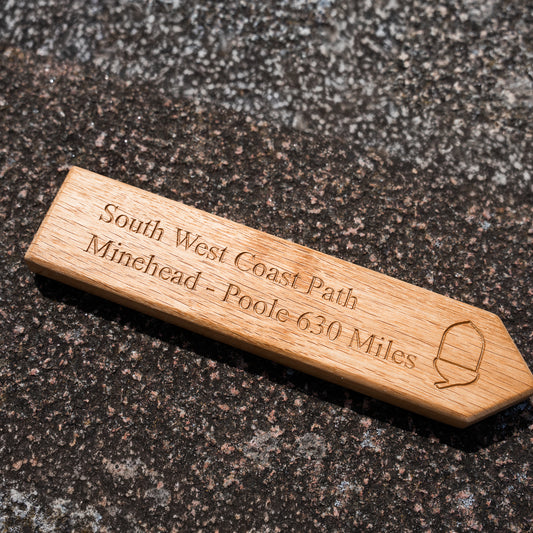 Small Solid Oak Finger Post
