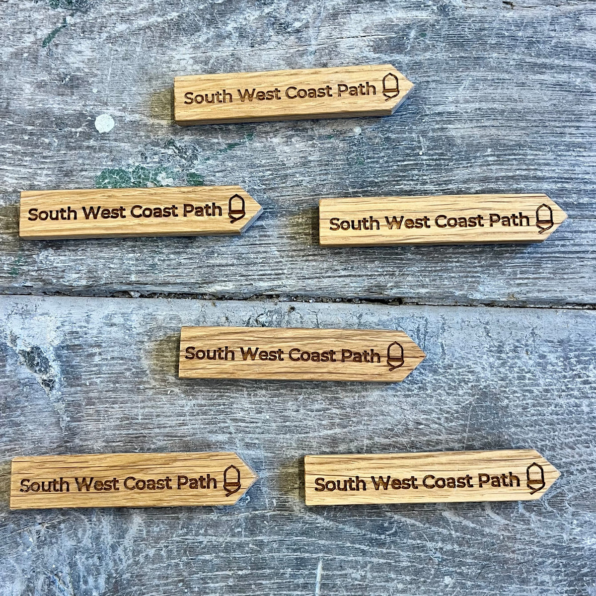 Handmade Oak Fridge Magnet 10cm