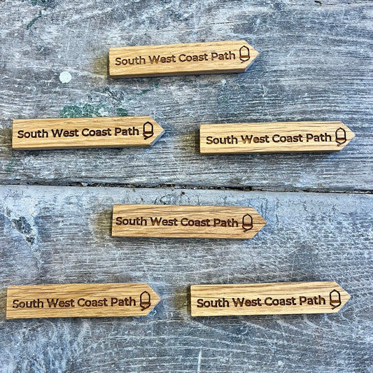 Handmade Oak Fridge Magnet 10cm