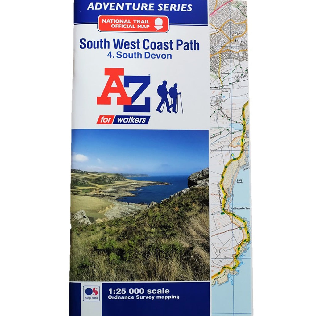 Sw Coast Path Printable Map.pdf A-Z Adventure Map - South Devon – South West Coast Path Shop